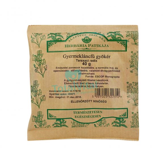 Herbária gyermekláncfű gyökér tea 40g