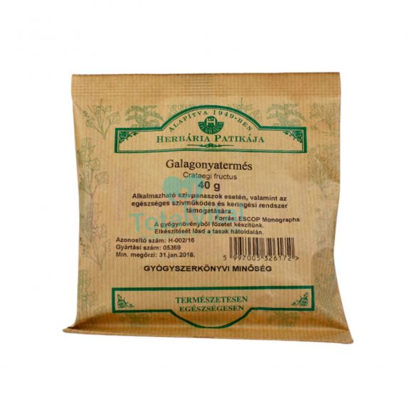 Herbária tea galagonyatermés szálas 40g