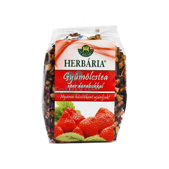 Herbária gyümölcstea eper darabokkal 120g