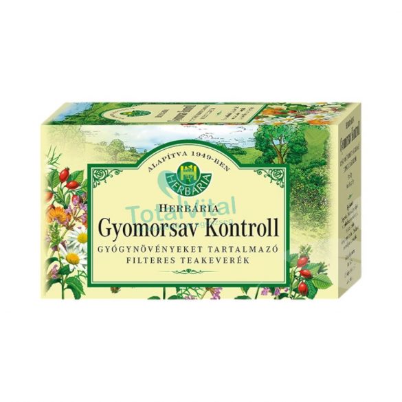 Herbária gyomorsav kontroll tea 20x1,2g 24 g