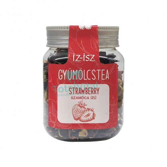 Íz-isz gyümölcstea szamóca ízű 120 g