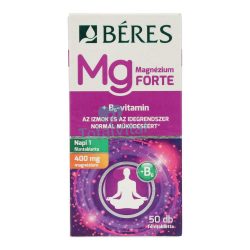 Béres magnézium 400mg+b6 -vitamin forte tabletta 50 db