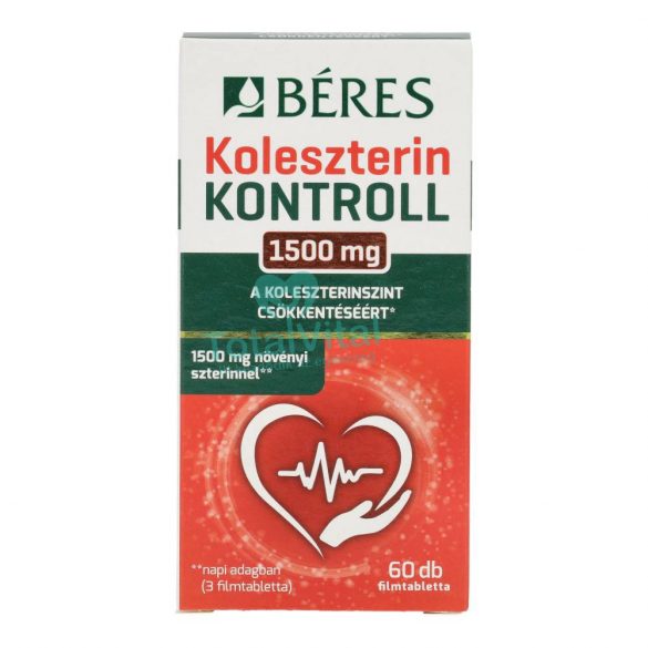 Béres koleszterin kontroll 1500 mg filmtabletta 60 db