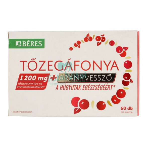 Béres tőzegáfonya+aranyvessző tabl. 60db