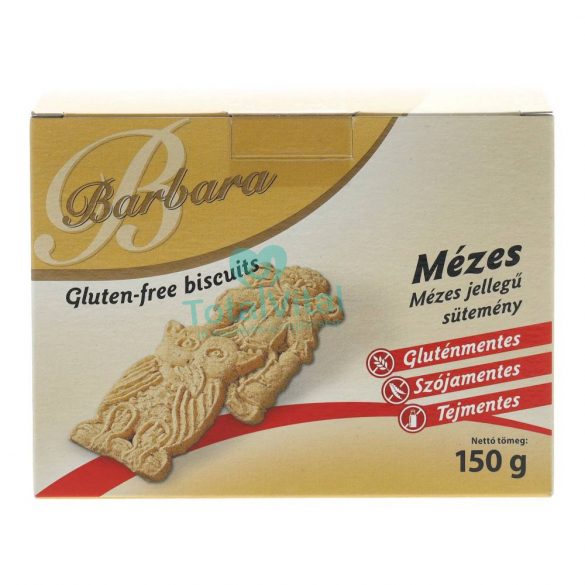 Barbara gluténmentes mézes jellegű teasütemény 150g