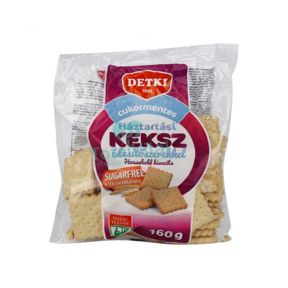 Detki háztartási keksz cukormentes 160g