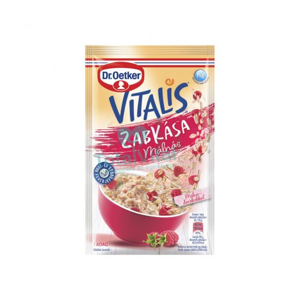 Dr.oetker vitális zabkása málnás