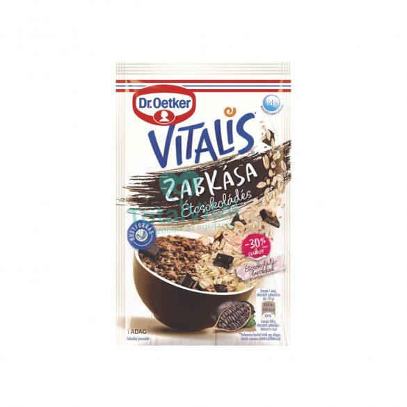 Dr.oetker vitális zabkása étcsokis -30% cukor