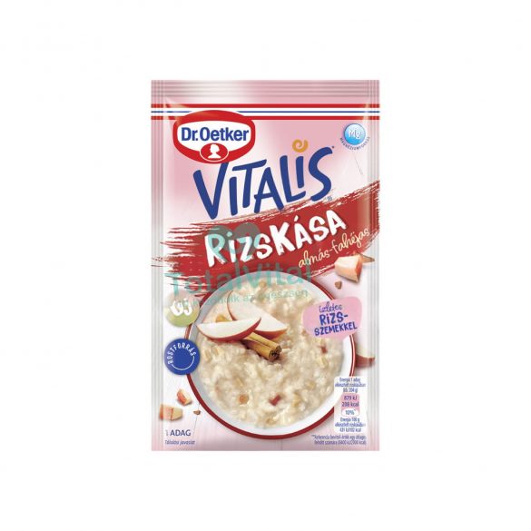 Dr.oetker vitális rizskása alma-fahéj 54g