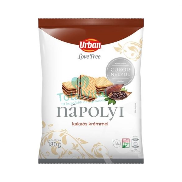 Urban love free kakaós nápolyi hcn 180g