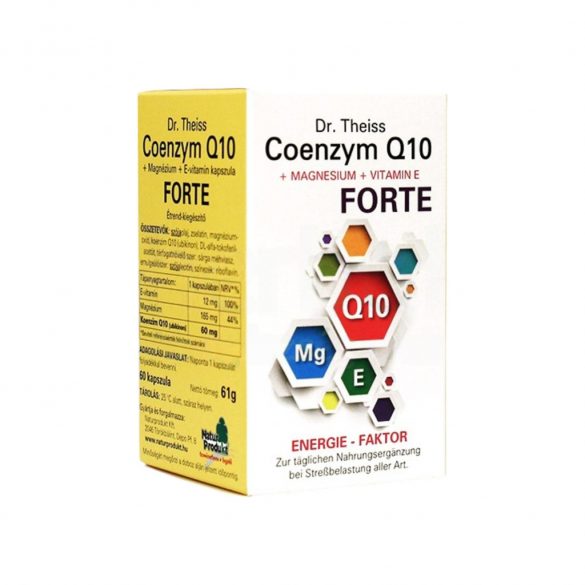 Dr.theiss coenzym q10+magnézium+e-vitamin forte kapszula 60 db