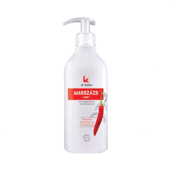 Dr.kelen masszázskrém hot 500 ml