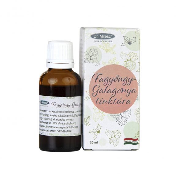 Dr.milesz fagyöngy-galagonya tinktúra 30 ml