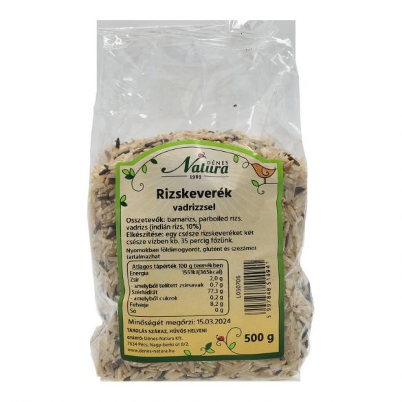 Natura rizskeverék vadrizzsel 500g