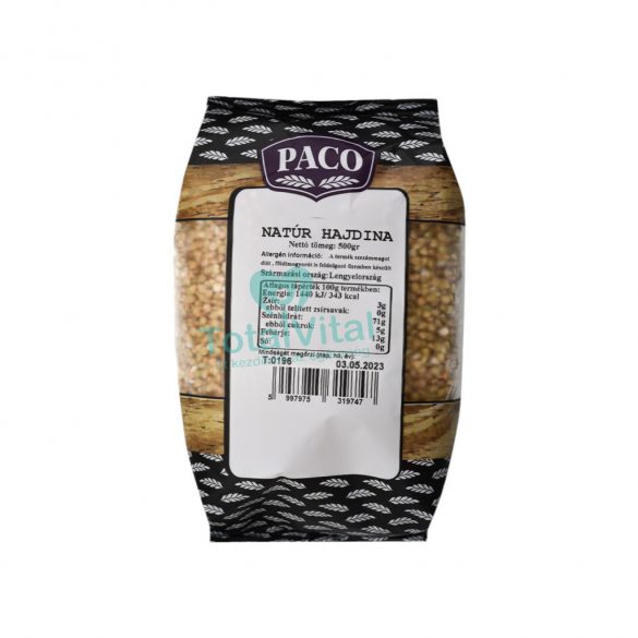 Paco hajdina natúr 500g