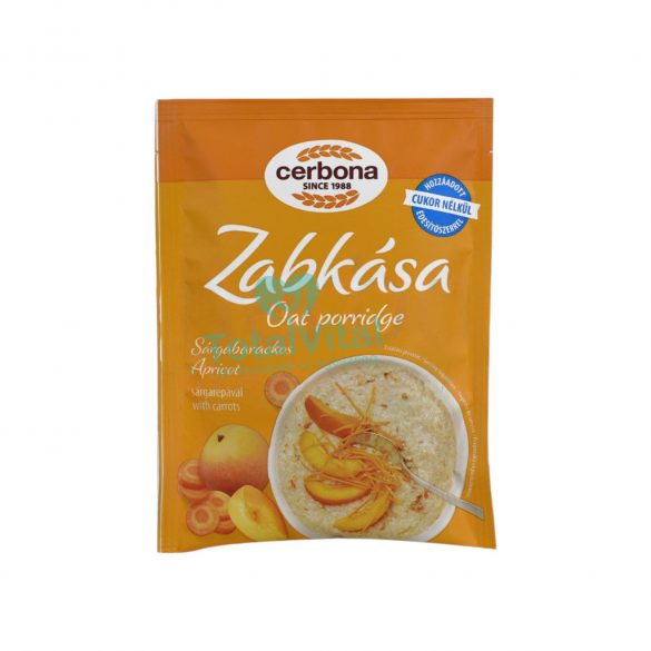 Cerbona zabkása sárgabarackos 50g