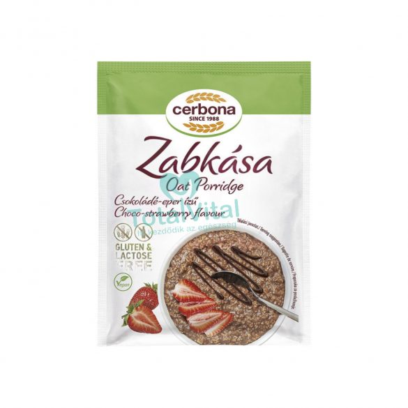 Cerbona gluténmentes zabkása eper-csoki 50 g