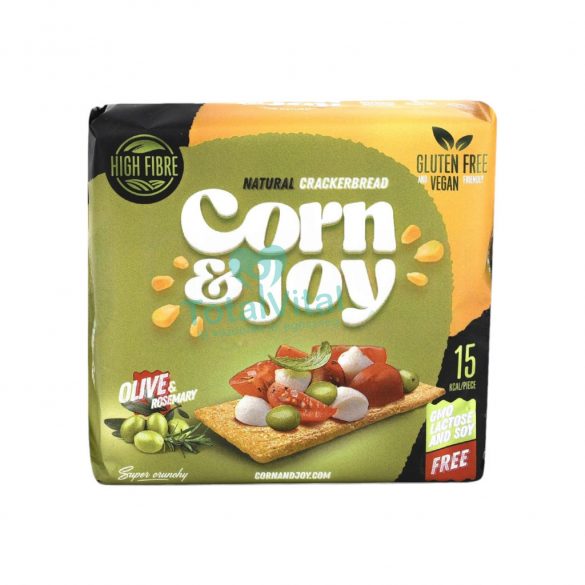 Gluténmentes corn&joy extrudált kenyér rozmaring,olíva 80g