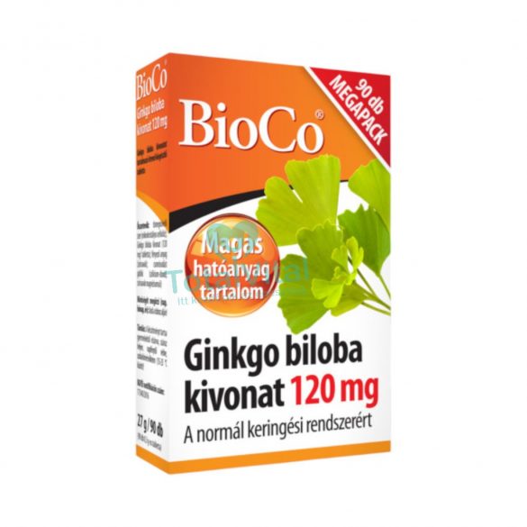 Bioco ginkgo biloba tabletta 120mg 90 db