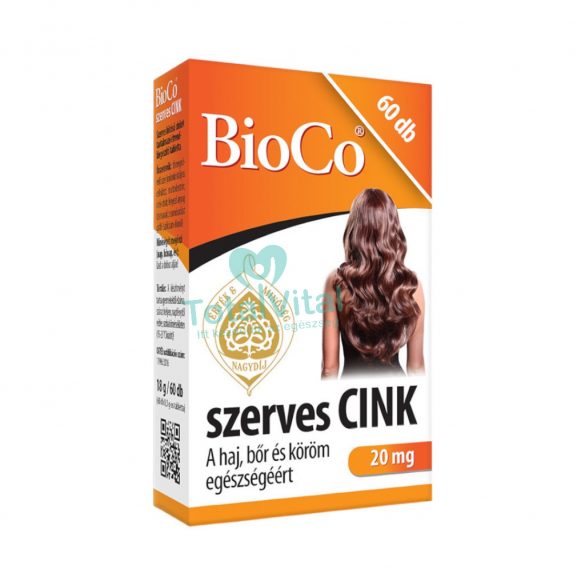 Bioco szerves cink tabletta 60 db