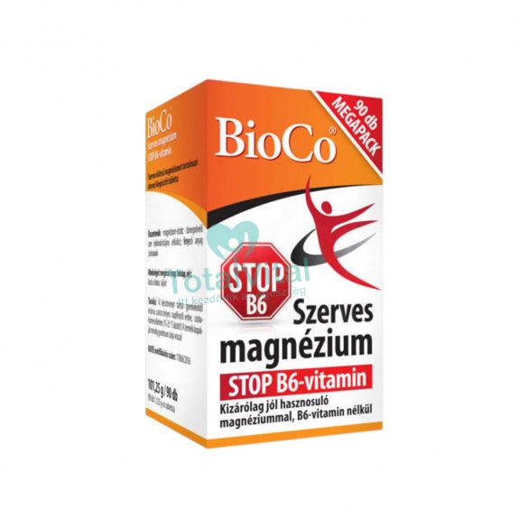 Bioco szerves magnézium stop b6-vitamin 90 db