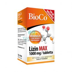 Bioco lizin max 1000mg megapack tabletta 100 db