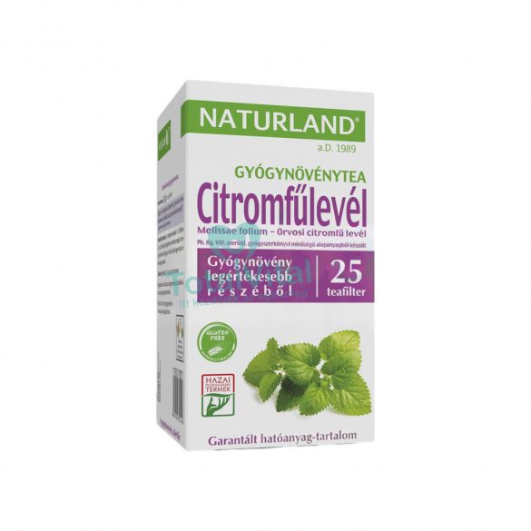 Naturland citromfűlevél tea 25filter