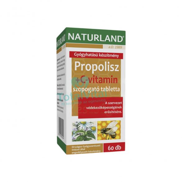 Naturland propolisz+c-vit.szop.tabl.60db