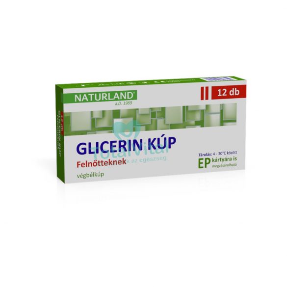 Naturland glicerin kúp felnőtteknek 2500mg 12 db