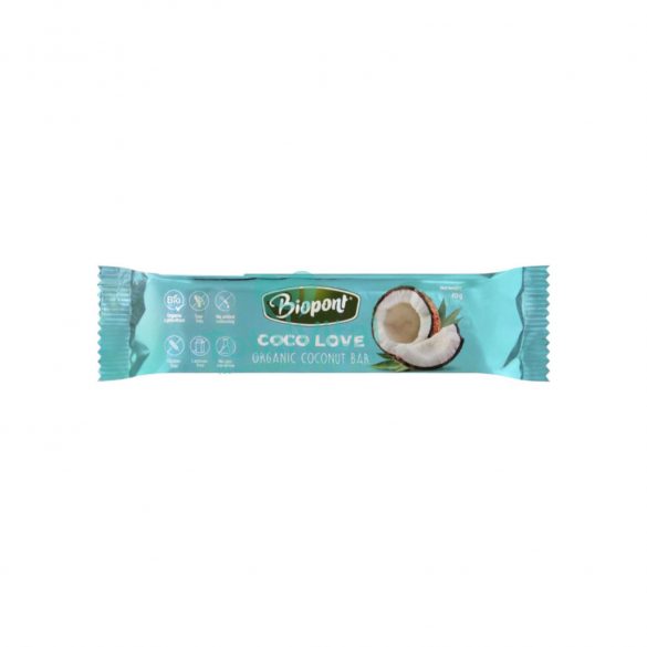 Biopont bio coco love kókuszos szelet 40g