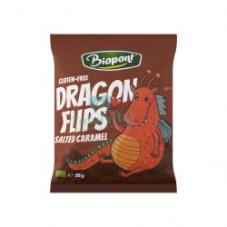   Biopont bio dragon flips kukorica snack sós karamellás 25 g