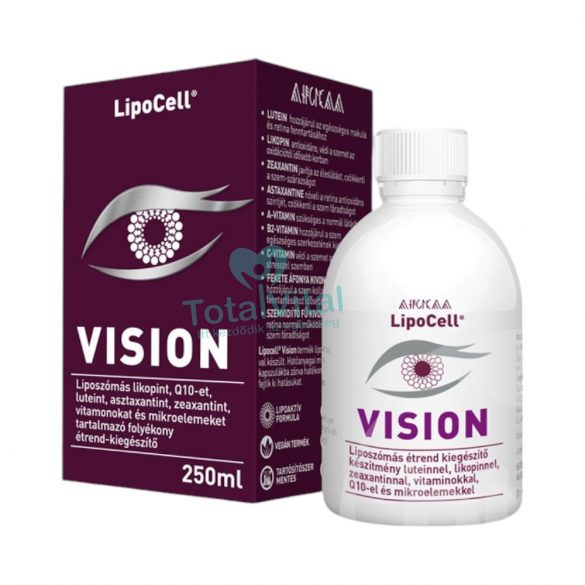 Lipocell vision liposzómás folyékony étrend-kiegészítő 250 ml