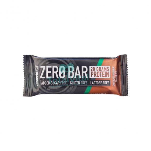 Biotech zero bar csokoládé-mogyoró 50g