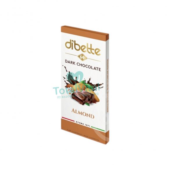 Dibette choco ét almond mandula fruktózzal 80g