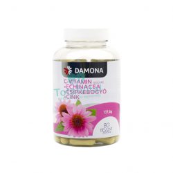   Damona c-vitamin 1000mg+echinacea+csipkebogyó+cink bevont tabletta 80 db