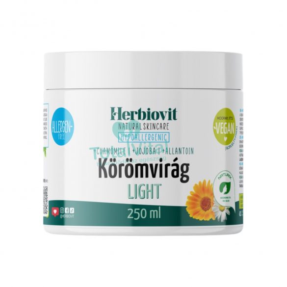 Herbiovit körömvirág krém light hipoallergén 250 ml