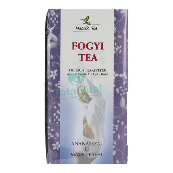 Mecsek fogyi tea ananász+mate tea 20x1g 20 g