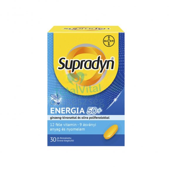 Supradyn energia 50+ filmtabletta 30db