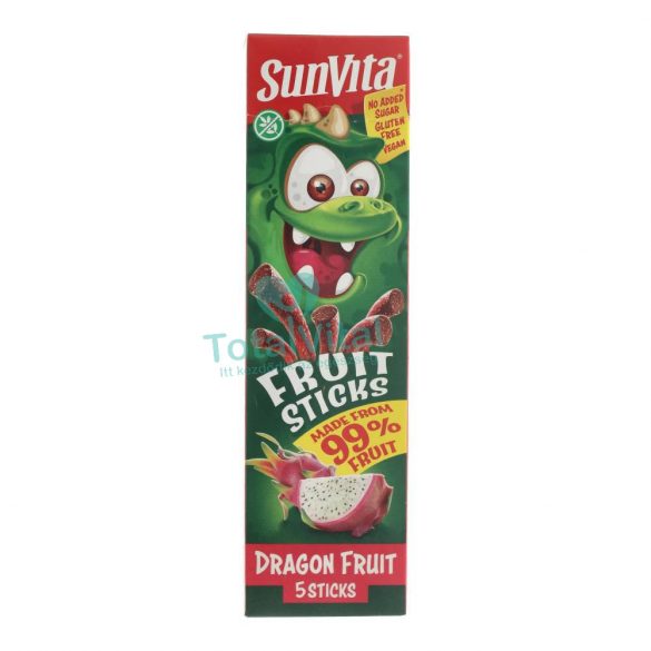 Sunvita fruit sticks sárkánygyümölcs 5 db 100g