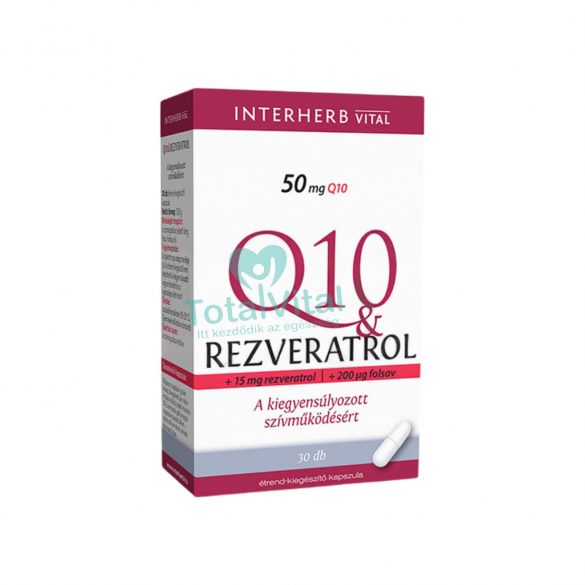 Interherb q10 & rezveratrol kapszula