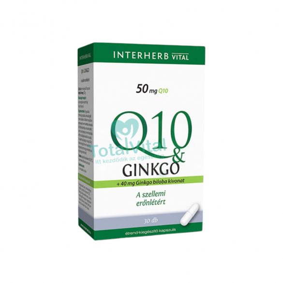 Interherb q10 & ginkgo kapszula