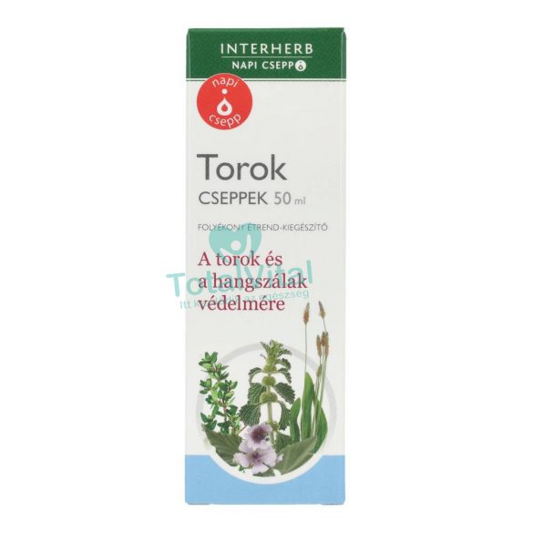 Interherb napi csepp torok cseppek 50 ml