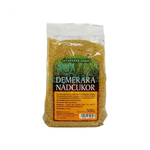 Interherb gurman demerara nádcukor 500g