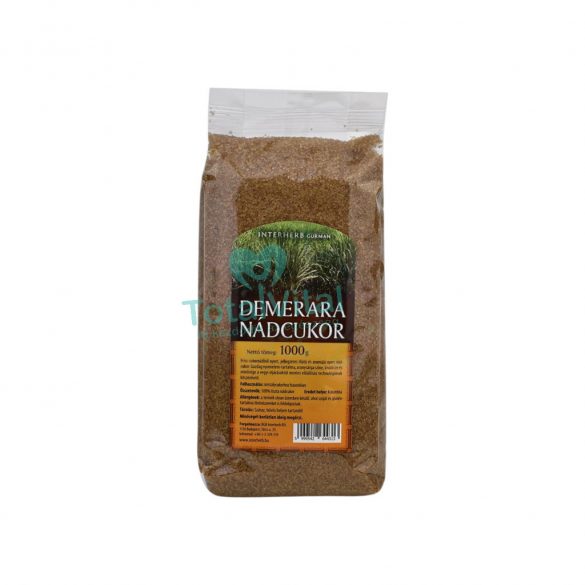 Interherb gurman demerara nádcukor 1000g