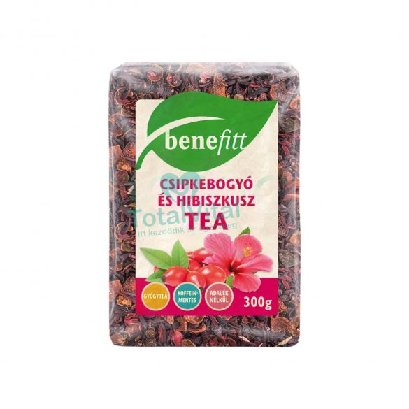 Benefitt csipkebogyó+hibiszkusz tea 300g