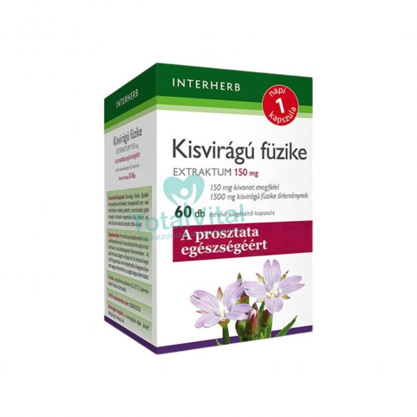 Interherb napi1 kisvirágú füzike extraktum kapszula 60 db