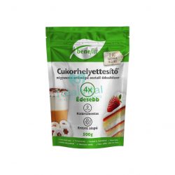   Benefitt cukorhelyettesítő (eritrit-stevia-szukralóz) 4x erősségű 500g