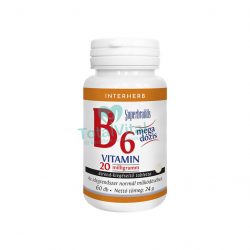 Interherb b6 vitamin 20mg tabletta 60db