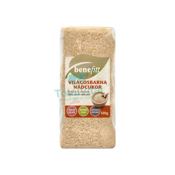 Benefitt nádcukor világosbarna 500g