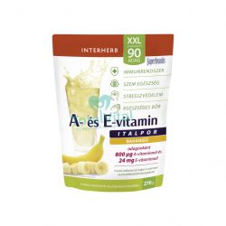 Interherb xxl a + e-vitamin banánízű italpor 90 adag 270g